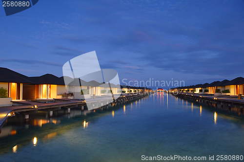 Image of tropical water home villas