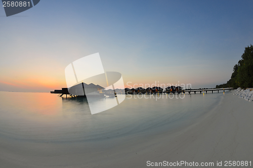 Image of tropical water home villas