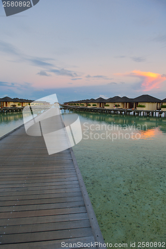 Image of tropical water home villas