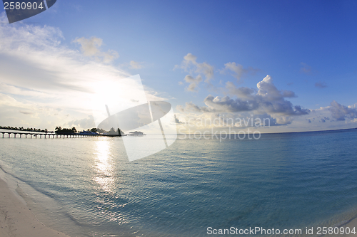 Image of tropical water home villas