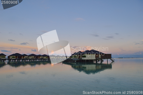 Image of tropical water home villas