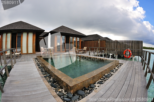 Image of tropical water home villas