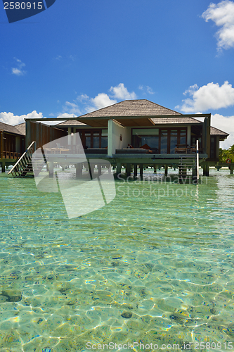 Image of tropical water home villas