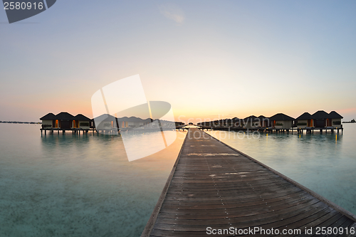 Image of tropical water home villas