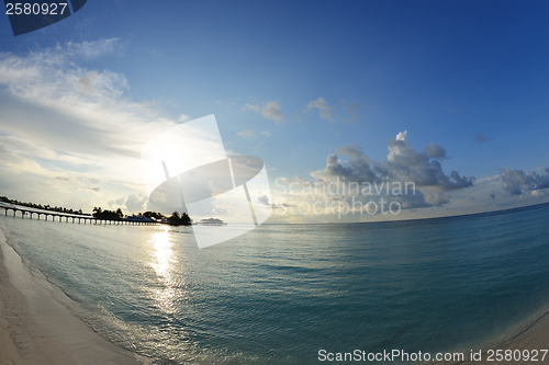 Image of tropical water home villas