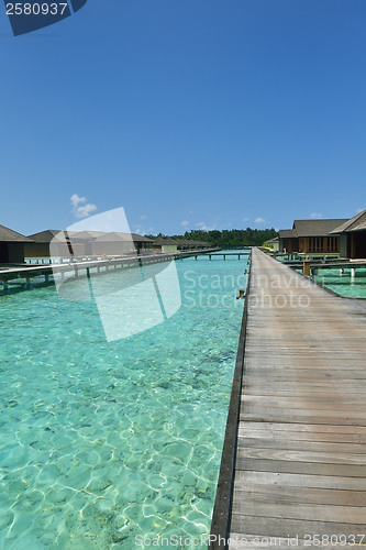 Image of tropical water home villas