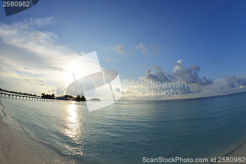 Image of tropical water home villas