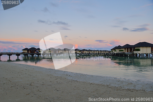 Image of tropical water home villas