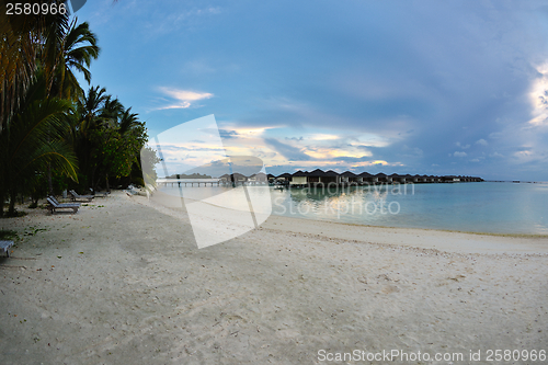 Image of tropical water home villas