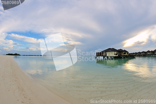 Image of tropical water home villas