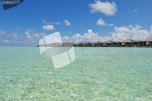 Image of tropical water home villas