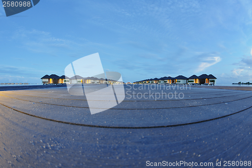 Image of tropical water home villas