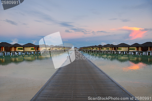 Image of tropical water home villas