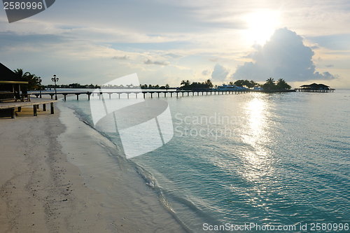 Image of tropical water home villas