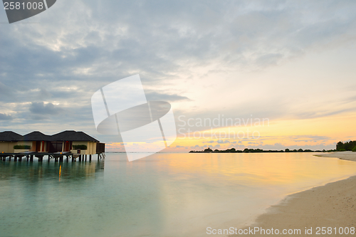 Image of tropical water home villas