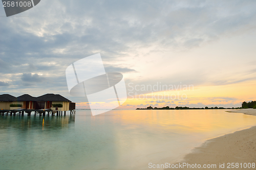 Image of tropical water home villas