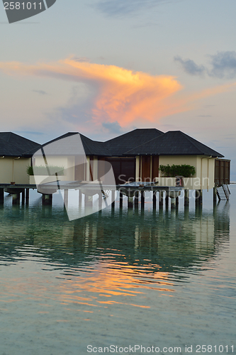 Image of tropical water home villas