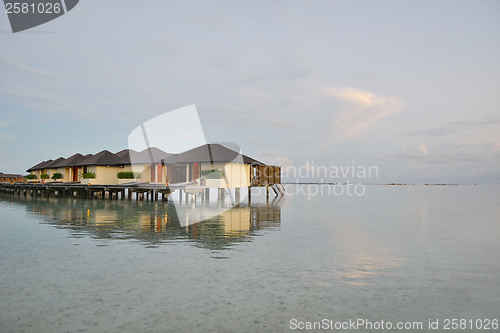 Image of tropical water home villas