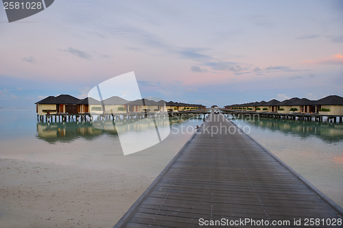 Image of tropical water home villas