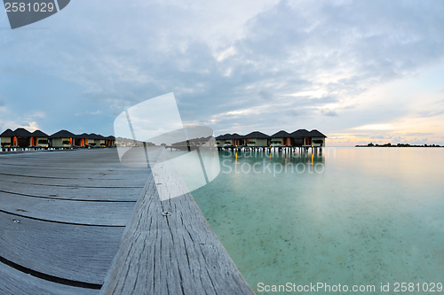 Image of tropical water home villas