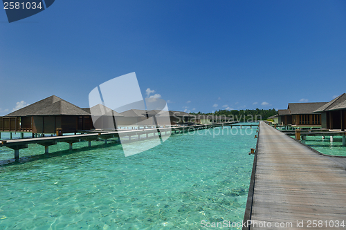 Image of tropical water home villas