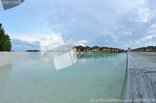 Image of tropical water home villas