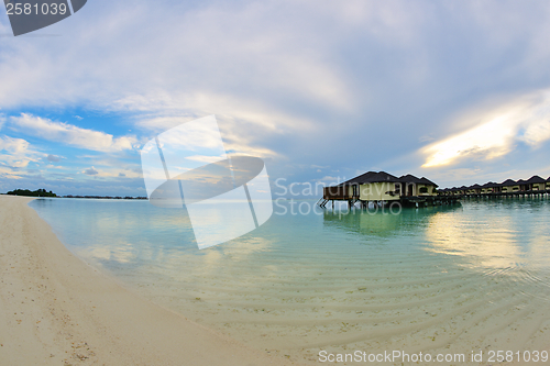 Image of tropical water home villas