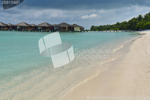 Image of tropical water home villas