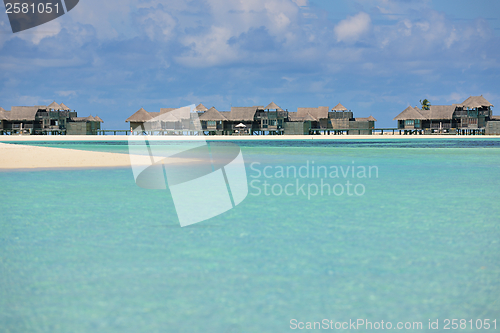 Image of tropical water home villas