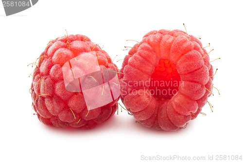 Image of Fresh raspberries