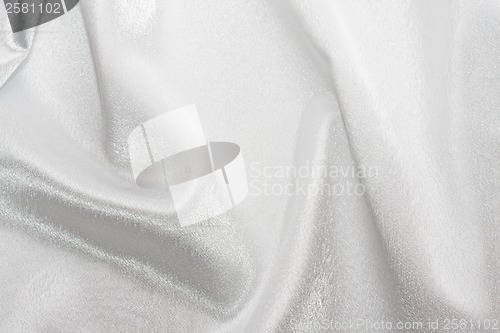 Image of White silk