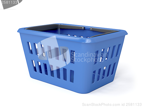 Image of Blue shopping basket