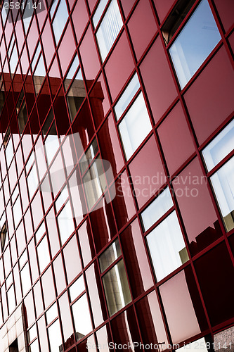 Image of Abstract picture of a modern building