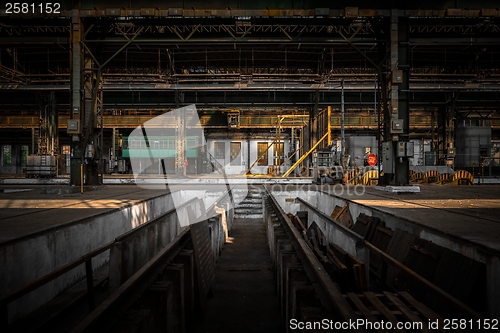 Image of Industrial interior of an old factory