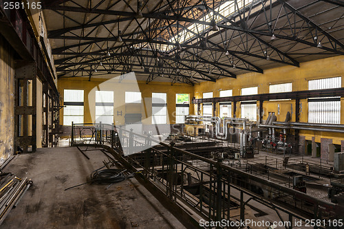 Image of Electricity distribution hall in metal industry
