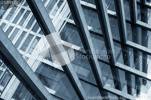 Image of Abstract picture of a modern building