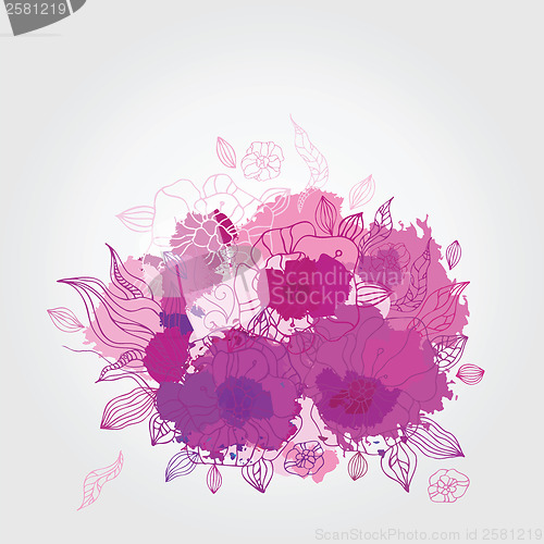 Image of Decorative floral background.