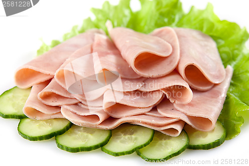 Image of sausage slices