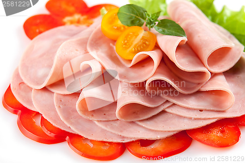 Image of sausage slices