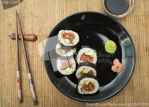 Image of Plate of sushi