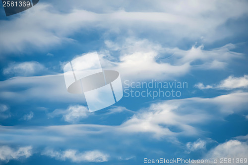 Image of Blue cloudy sky