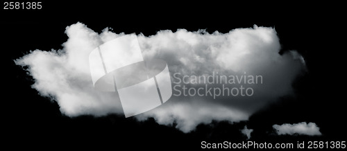 Image of Black isolated clouds