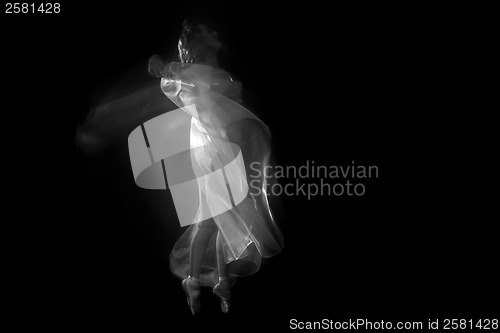 Image of Movement With Sheer Fabrics and Long Exposure