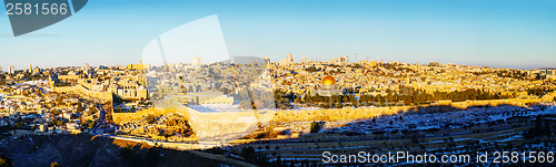 Image of Old City in Jerusalem, Israel panorama