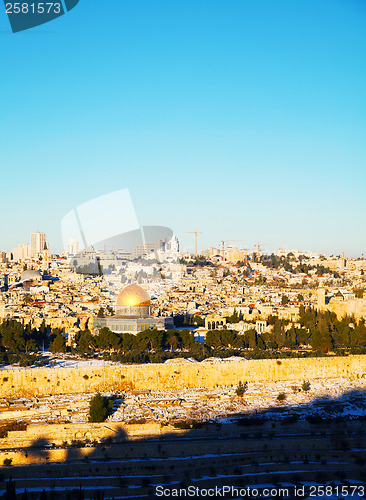 Image of Overview of Old City in Jerusalem, Israel