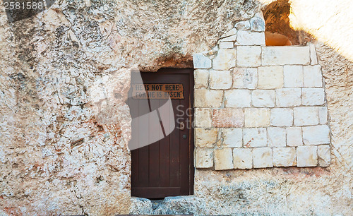 Image of Entrance to the Garden Tomb in Jerusalem