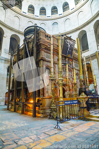 Image of Interior of the Church of Holy Sepulcher