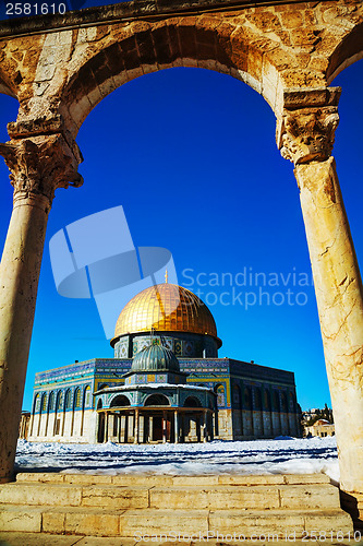 Image of Dome of the Rock mosque in Jerusalem