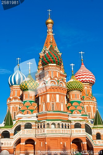 Image of Saint Basil Cathedral  in Moscow