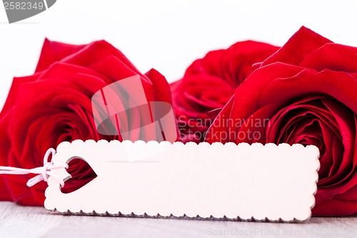 Image of Valentines gift of beautiful red roses